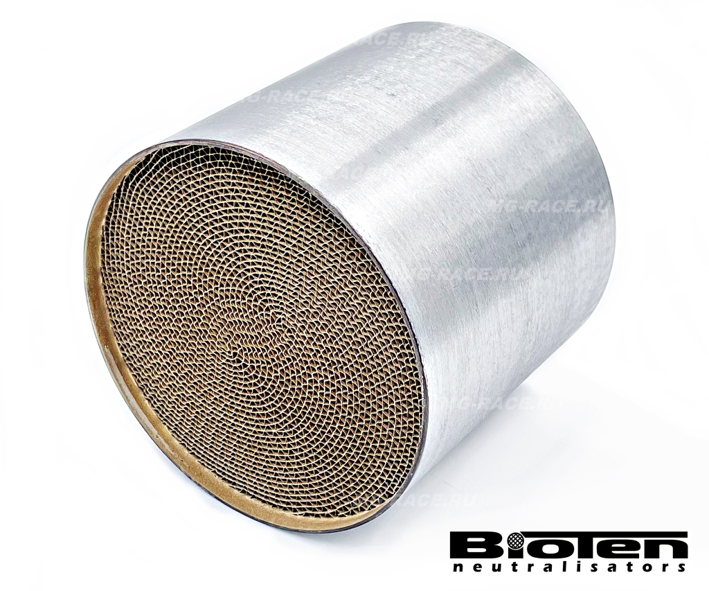 Катализатор Bioten 6.0 Pt, Pd, Rh 30g/ft³ (Евро-5) 120х100 мм, Блок металл, 200 ячеек