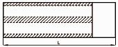 U30U30043, Глушитель овальный 150 х 300 мм ,Длина 300мм,труба 45мм, (1вх.-1вых.),Односторонний